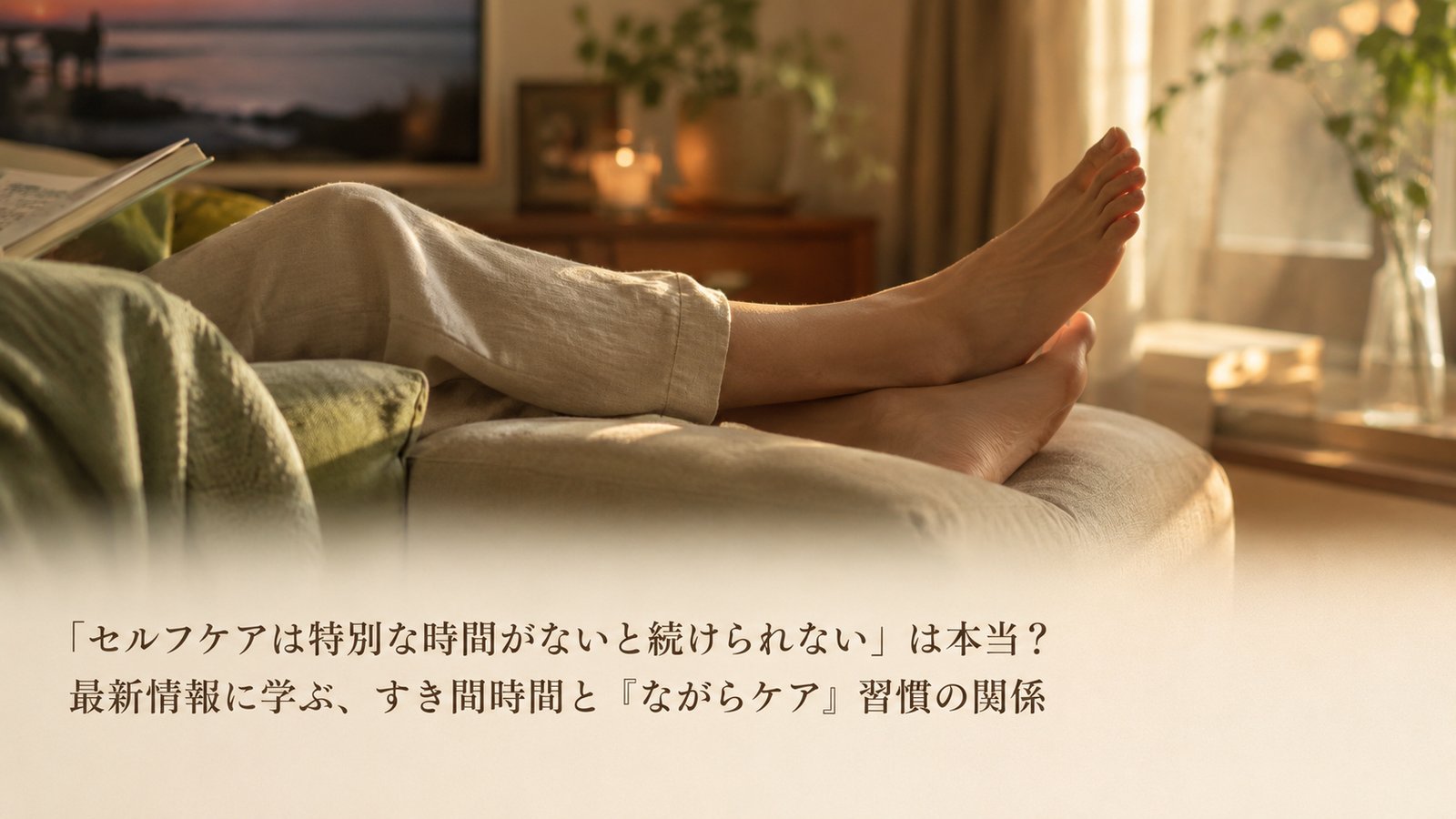 「セルフケアは特別な時間がないと続けられない」は本当？最新情報に学ぶ、すき間時間と『ながらケア』習慣の関係