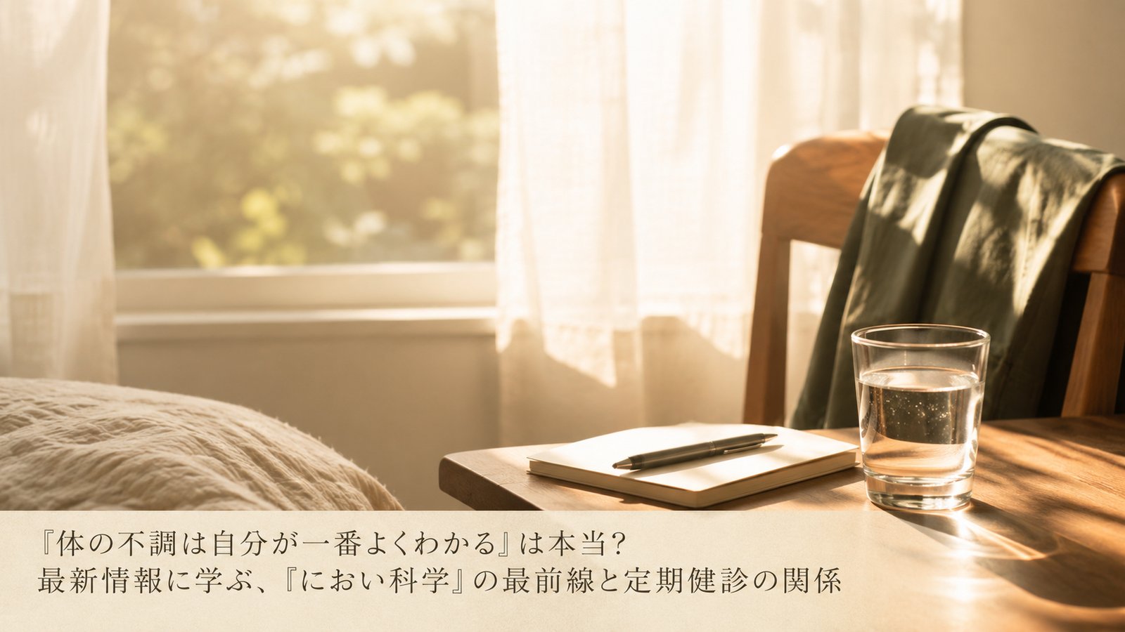 「体の不調は自分が一番よくわかる」は本当？最新情報に学ぶ、『におい科学』の最前線と定期健診の関係